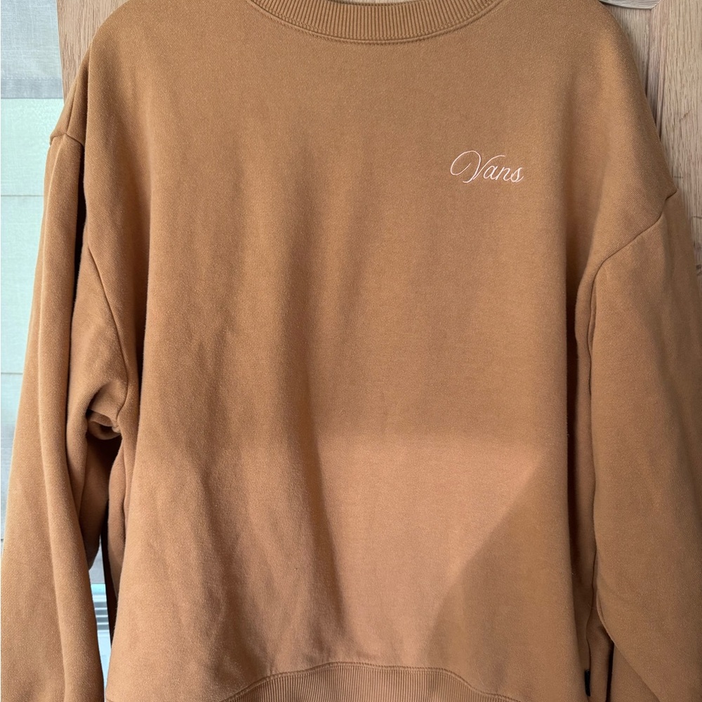 Vans Tan Crewneck Sweatshirt - Picture 2 of 2
